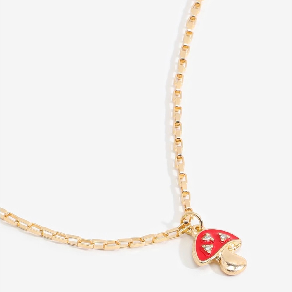 Mushroom Pendant Necklace